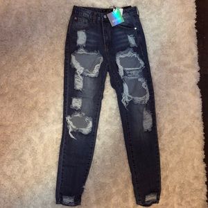 NWT Distressed Jeans